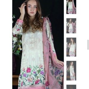 Two piece Kurti silk set
